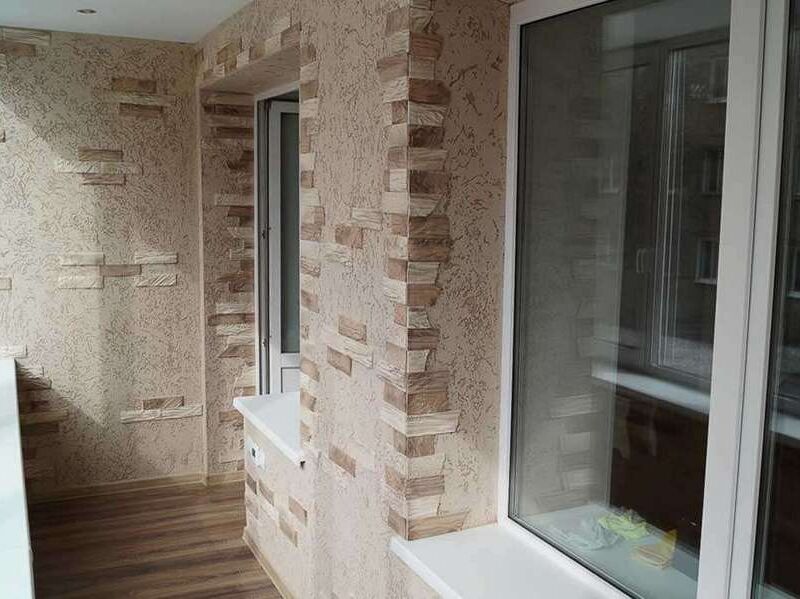 Теплое остекление балкона - фото 160
